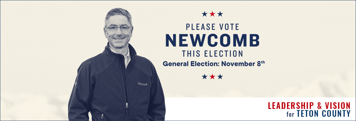 Please vote Newcomb this election!
